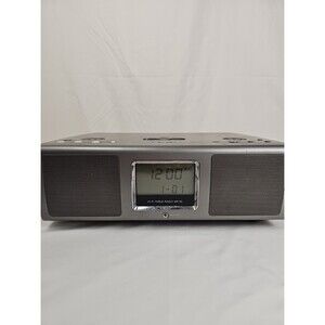 TEAC GR-10i Hi-Fi Table Radio Alarm Clock iPod Dock Remote Tested